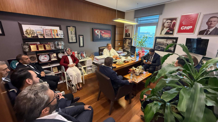 TBMM'de Milletvekilimiz Ö.Fethi Gürer'i Ziyaret Ettiler..