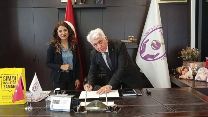 Niğde Esnafına Yabancı Dil  Destek Protokolü..