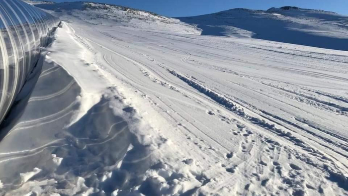 Niğde'nin Kayak Merkezi Ketençimen'e Yılın İlk Karı Yağdı..