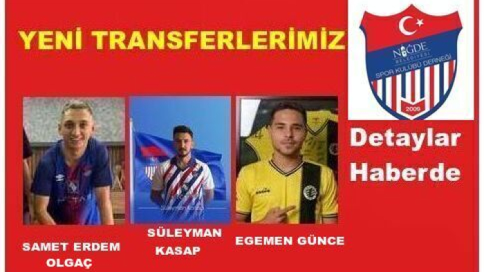 Yeni Transferlerimiz..