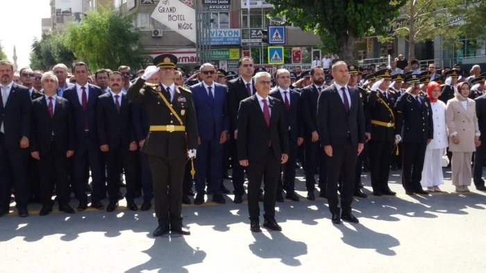 30 Ağustos Zafer Bayramı Niğde’de Törenle Kutlandı.