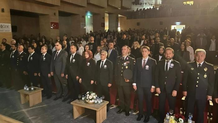 Niğde’de 10 Kasım Atatürk’ü Anma programı düzenlendi