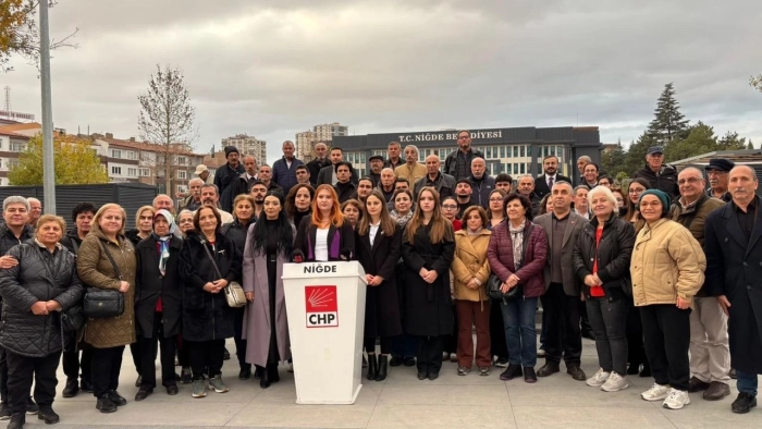 Niğde CHP den Kadına Şiddet Açıklaması