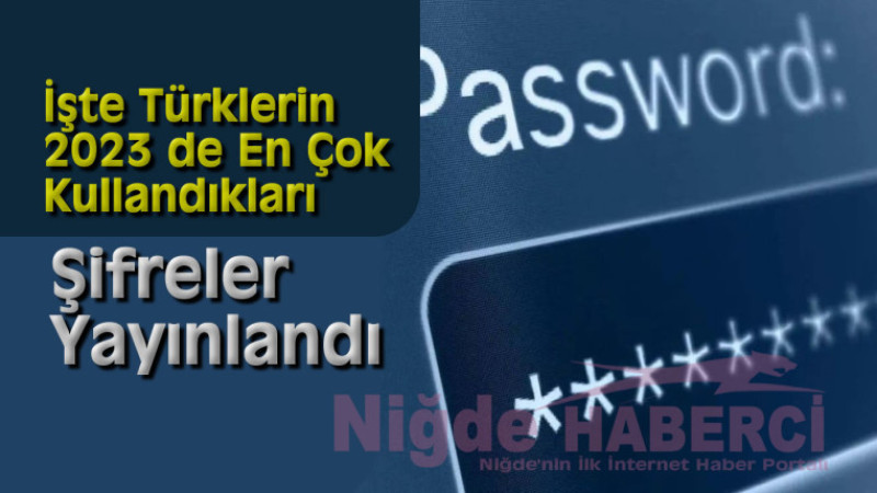 Türklerin 2023 de En Çok Kullandıkları Şifreleri Gördünüz mü? 