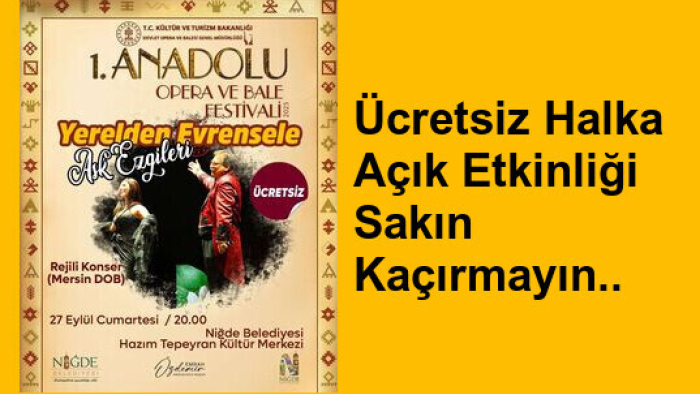 Bu Etkinliği Kaçırmayın...