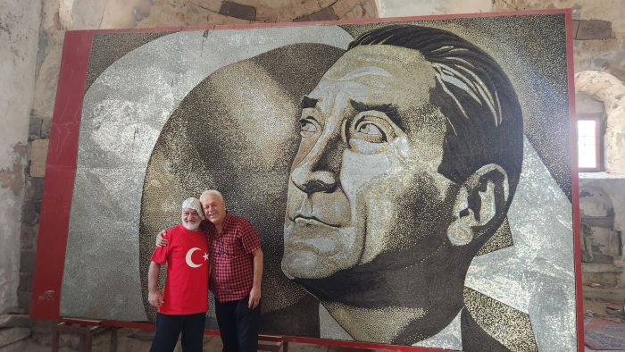 Atatürk Portresi İle Guinness'e Giren S. Strati 5. ART Niğde Festivali İçin Bor'da